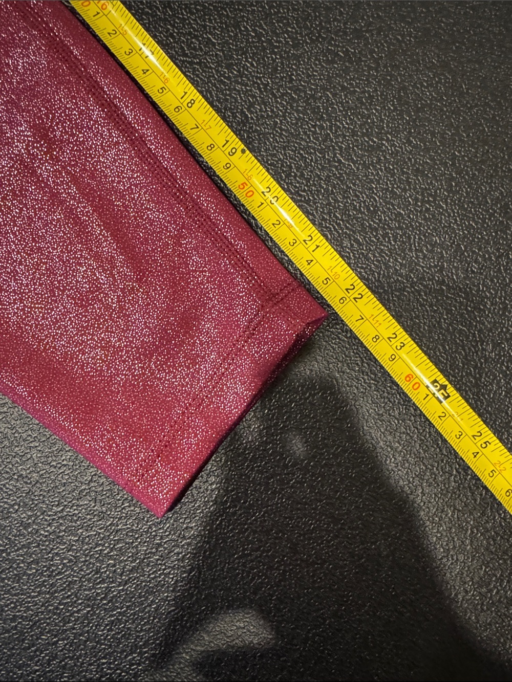 Nike Shiny Sparkle Maroon Leggings size Medium - Picture 2 of 6